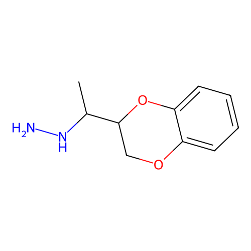 [1-(2,3-Dihydro-1,4-benzodioxin-2-yl)ethyl]hydrazine structure
