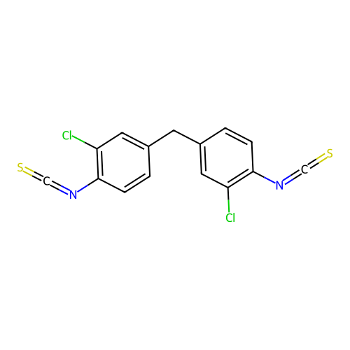 4,4'-Methylenebis(2-chlorophenyl)diisothiocyanate structure