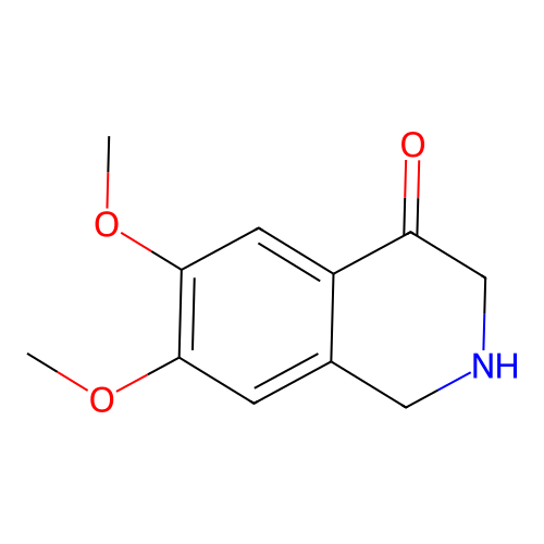 6,7-dimethoxy-2,3-dihydro-1H-isoquinolin-4-one structure