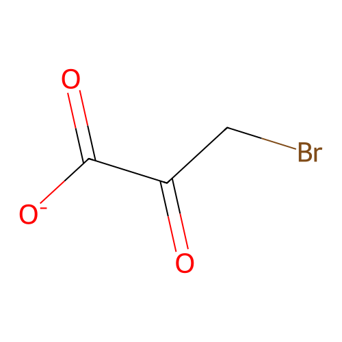 Propanoic acid, 3-bromo-2-oxo-, ion(1-) structure
