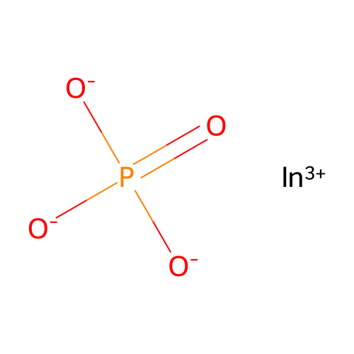 磷酸铟 structure