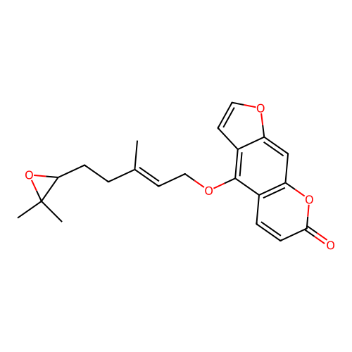 环氧香柠檬素 structure