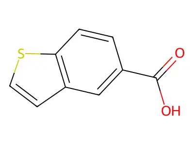 1-Benzothiophene-5-carboxylic acid structure