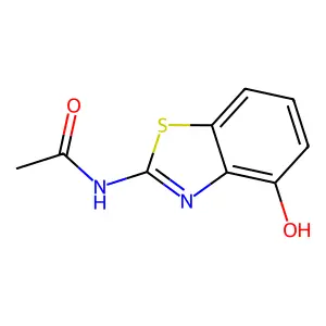 Acetamide, N-(4-hydroxy-2-benzothiazolyl)- structure