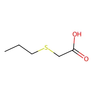 2-(丙硫基)乙酸 structure