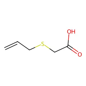 2-(2-Propen-1-ylthio)acetic acid structure