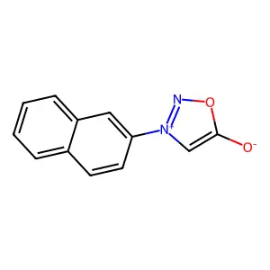 3-Naphthalen-2-yloxadiazol-3-ium-5-olate structure