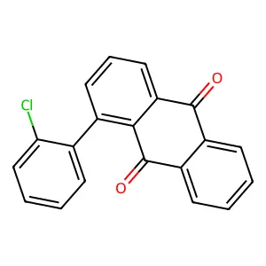 Anthraquinone, 1-(o-chlorophenyl)- structure