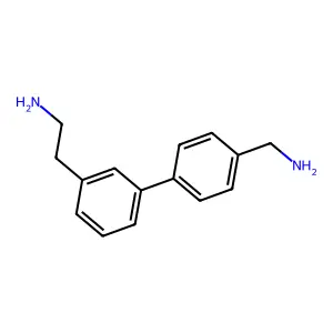2-{3-[4-(Aminomethyl)phenyl]phenyl}ethan-1-amine structure