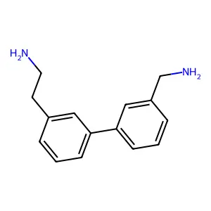 2-{3-[3-(Aminomethyl)phenyl]phenyl}ethan-1-amine structure
