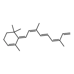 6-(3,7-Dimethyl-2,4,6,8-nonatetraen-1-ylidene)-1,5,5-trimethylcyclohexene structure