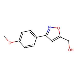 (3-(4-Methoxyphenyl)-1,2-oxazol-5-yl)methanol structure