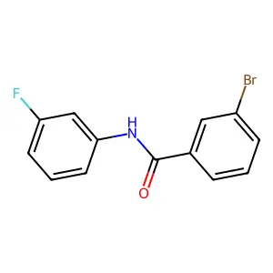 3-溴-N-(3-氟苯基)苯甲酰胺 structure