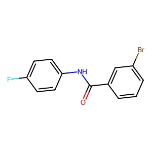 3-溴-N-(4-氟苯基)苯甲酰胺 structure