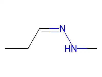 Propanal, methylhydrazone structure