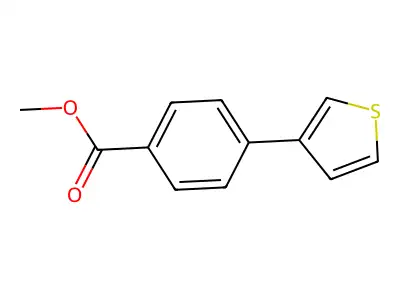 Methyl 4-(3-thienyl)benzoate structure