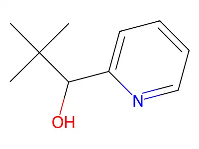 2,2-Dimethyl-1-(pyridin-2-yl)propan-1-ol structure