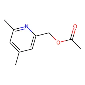 (4,6-Dimethylpyridin-2-yl)methyl acetate structure