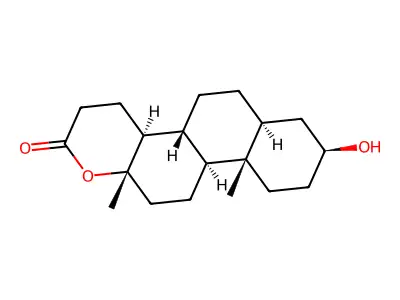 Isoandrololactone structure
