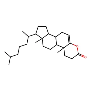 4a,6a-Dimethyl-7-(6-methylheptan-2-yl)-4,4a,4b,5,6,6a,7,8,9,9a,9b,10-dodecahydrocyclopenta[5,6]naphtho[2,1-b]pyran-2(3H)-one structure