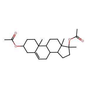 二乙酸美雄醇 structure