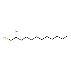 1-Mercaptododecan-2-ol structure