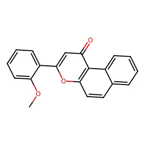 3-(2-Methoxyphenyl)benzo[f]chromen-1-one structure