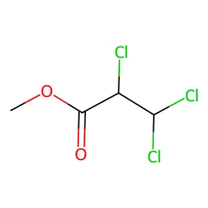 Methyl 2,3,3-trichloropropanoate structure