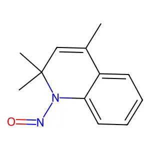 1,2-Dihydro-2,2,4-trimethyl-1-nitrosoquinoline structure