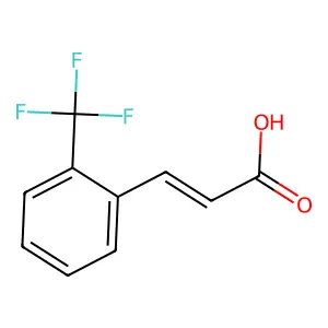 3-(2-(三氟甲基)苯基)-2-丙烯酸 structure