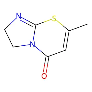 7-Methyl-2,3-dihydro-5H-imidazo(2,1-b)(1,3)thiazin-5-one structure
