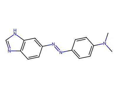 4-(1H-Benzimidazol-5-yldiazenyl)-N,N-dimethylaniline structure