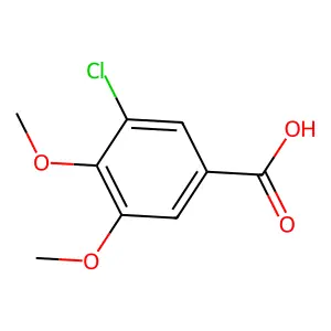 3-Chloro-4,5-dimethoxybenzoic acid structure