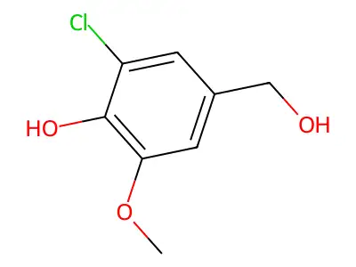 3-Chloro-4-hydroxy-5-methoxybenzyl alcohol structure