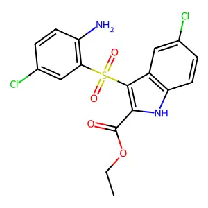 Benzenesulfonamide, N-(2-chloro-4-(trifluoromethyl)phenyl)-2-(trifluoromethyl)- structure