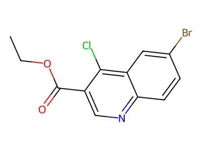 Ethyl 6-bromo-4-chloroquinoline-3-carboxylate structure