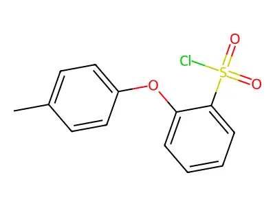 [2-(4-Methylphenoxy)phenyl]sulfonyl chloride structure