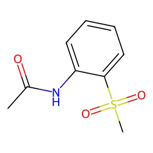 N-(2-(Methylsulfonyl)phenyl)acetamide structure