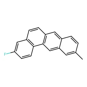 Benz(a)anthracene, 3-fluoro-10-methyl- structure