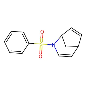 2-Azabicyclo(3.2.1)octa-3,6-diene, 2-(phenylsulfonyl)- structure