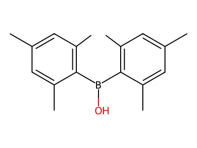Dimesitylborinic acid structure