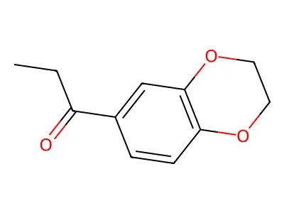 1-(2,3-Dihydro-1,4-benzodioxin-6-yl)propan-1-one structure