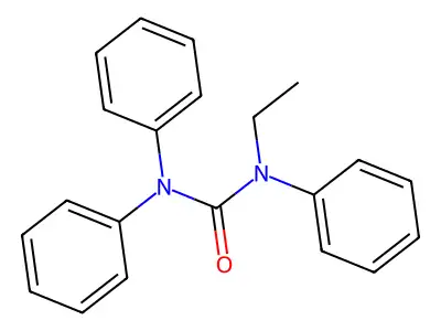N-Ethyl-N,N',N'-triphenylurea structure