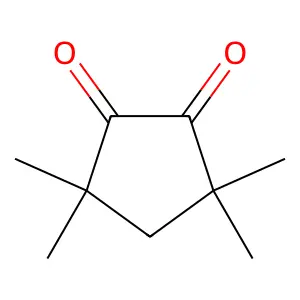 1,2-Cyclopentanedione, 3,3,5,5-tetramethyl- structure