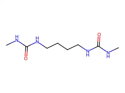 1-Methyl-3-[4-(methylcarbamoylamino)butyl]urea structure