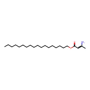 Octadecyl 3-amino-2-butenoate structure