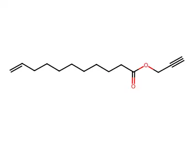 Prop-2-ynyl undec-10-enoate structure