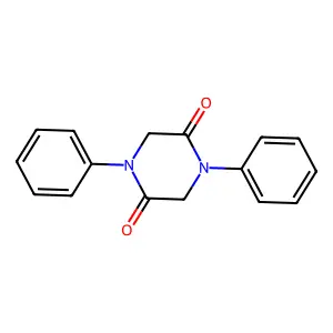 2,5-Piperazinedione, 1,4-diphenyl- structure