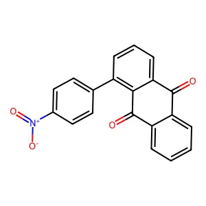 Anthraquinone, 1-(p-nitrophenyl)- structure
