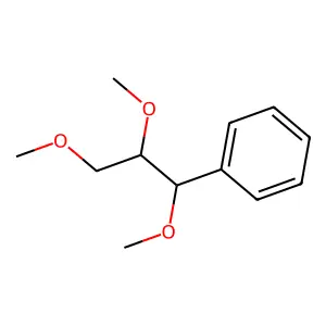 (1,2,3-Trimethoxypropyl)benzene structure